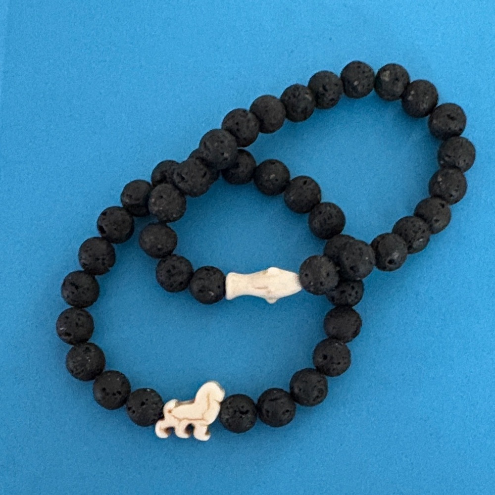 Fahlo Black Beaded Bracelet 2 for 1!
